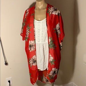 Live 4 Truth Floral Kimono - Size S